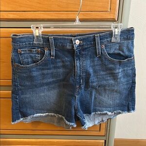 J Crew mercantile Denim frayed Shorts